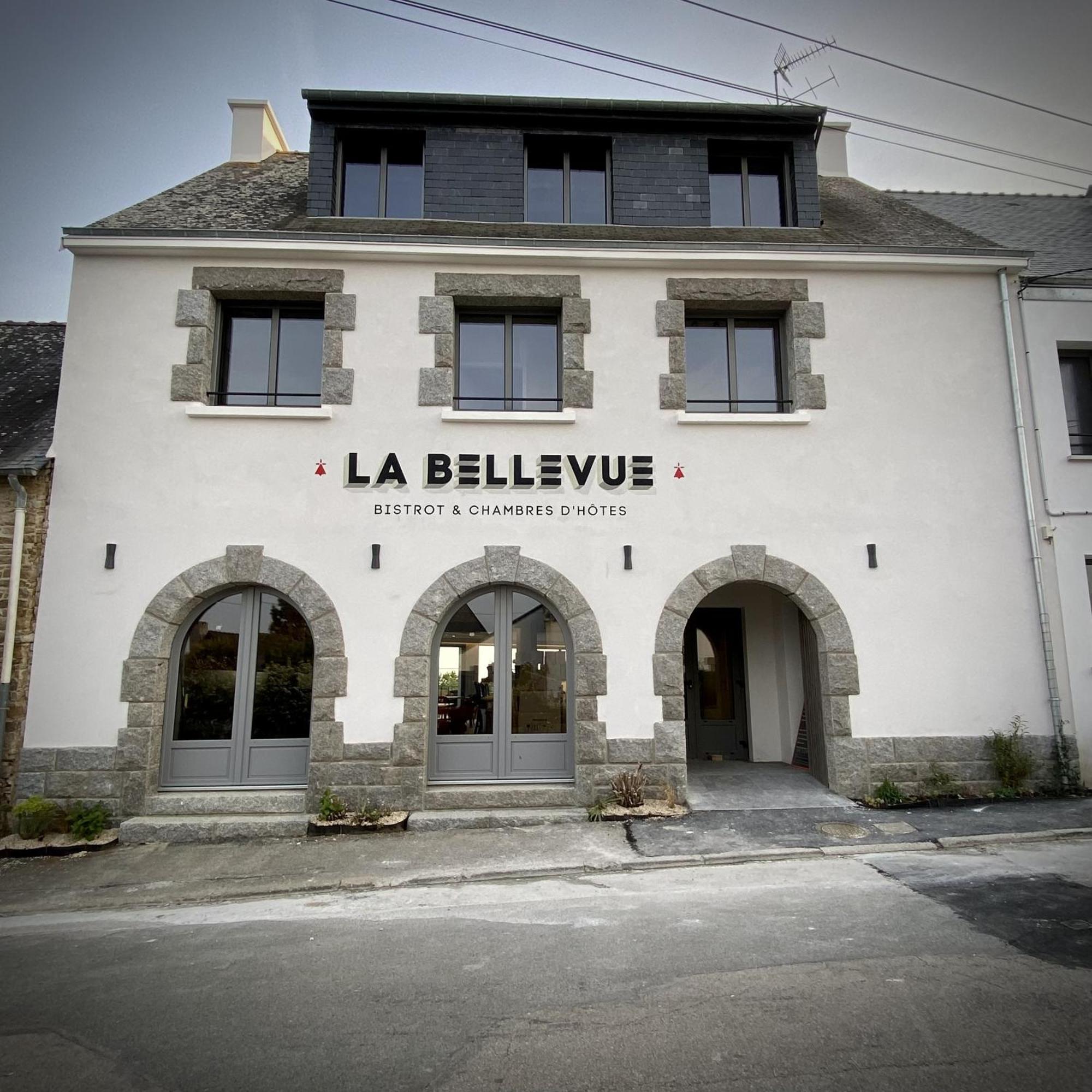 La Bellevue Bistrot Et Chambres D'Hotes Сене Экстерьер фото